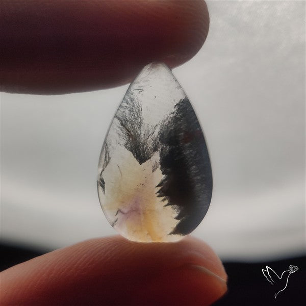 Rare Super Seven Amethyst With Hematite Patterns