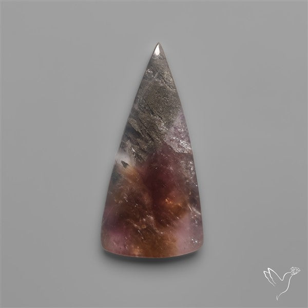 Rare Super Seven Amethyst With Hematite Patterns