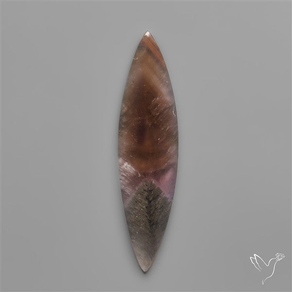 Rare Super Seven Amethyst With Hematite Patterns