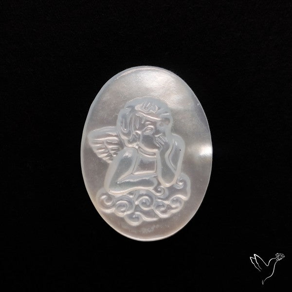 Mother Of Pearl Angel Carving