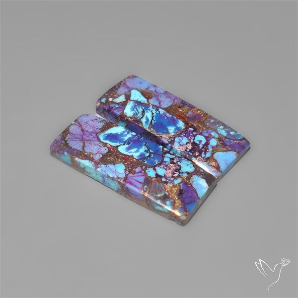 Purple Mohave Turquoise Pair