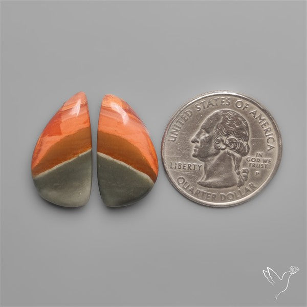 Polychrome Jasper Pair