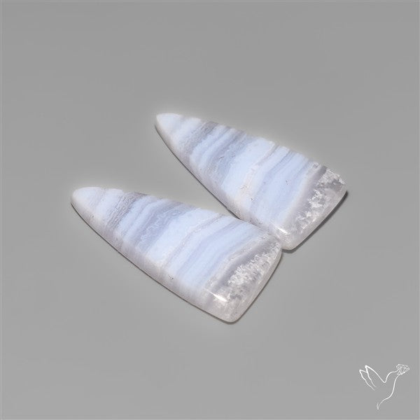 Blue Lace Agates Pair