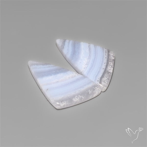 Blue Lace Agates Pair