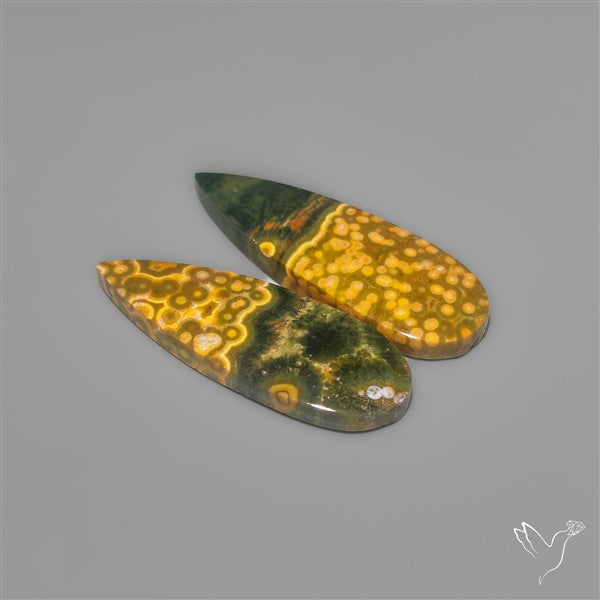 Orbicular Ocean Jaspers Pair