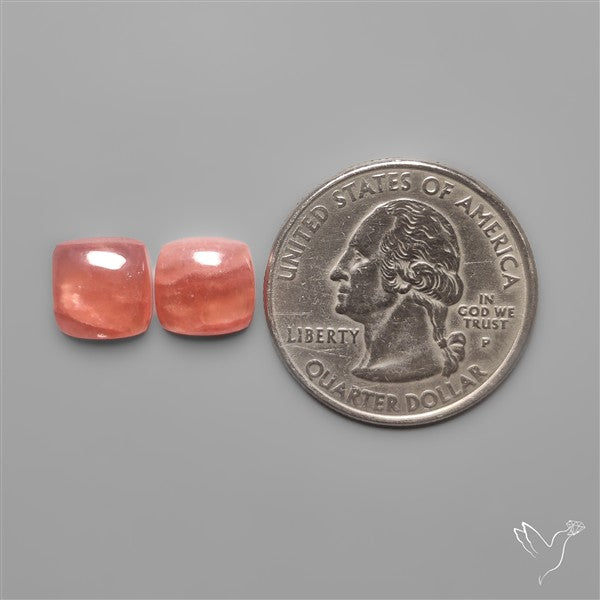 Gemmy Rhodochrosite Pair