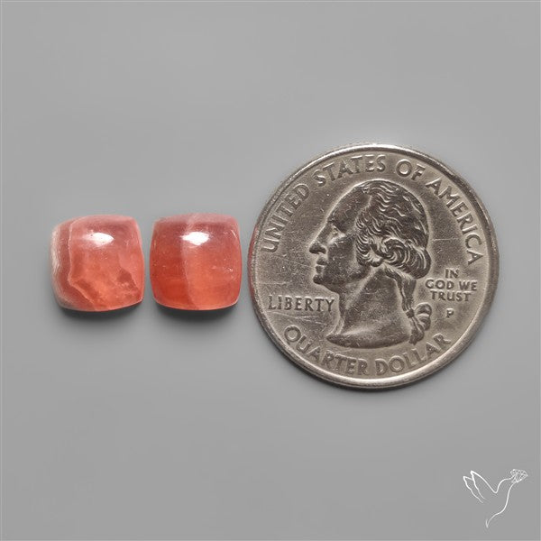 Gemmy Rhodochrosite Pair