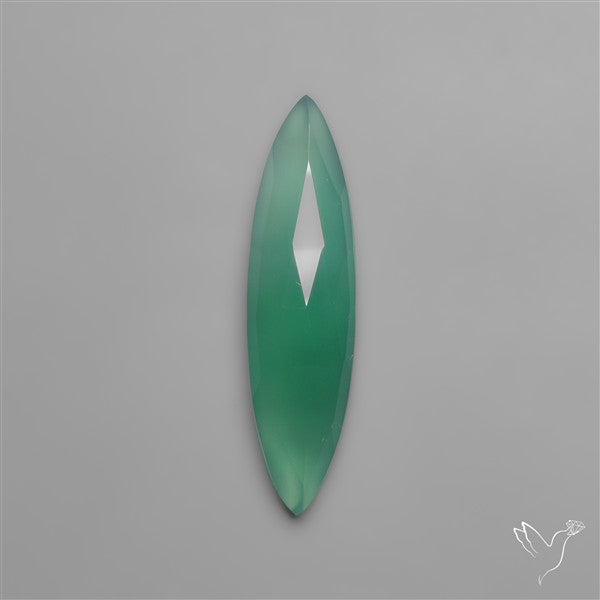 Long Cut Chrome Chalcedony