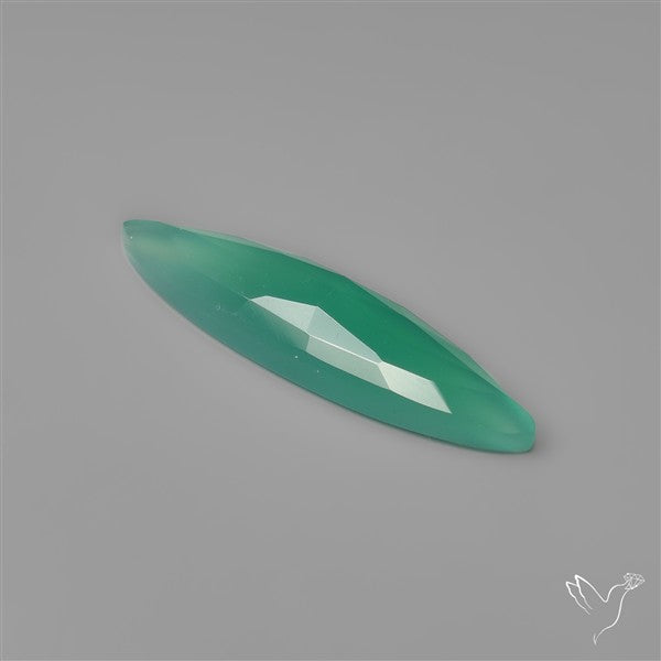 Long Cut Chrome Chalcedony