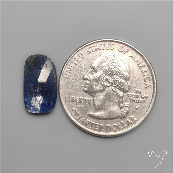 Rose Cut Flashy Deep Blue Kyanite