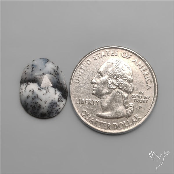Rose Cut Dendritic Opal