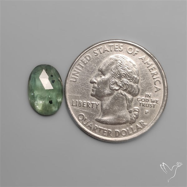 Rose Cut Mint Green Kyanite
