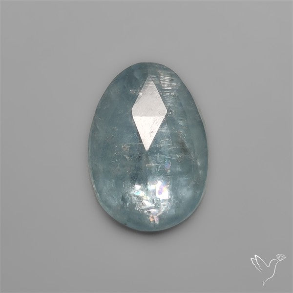 Rose Cut Ice Blue Kyanite
