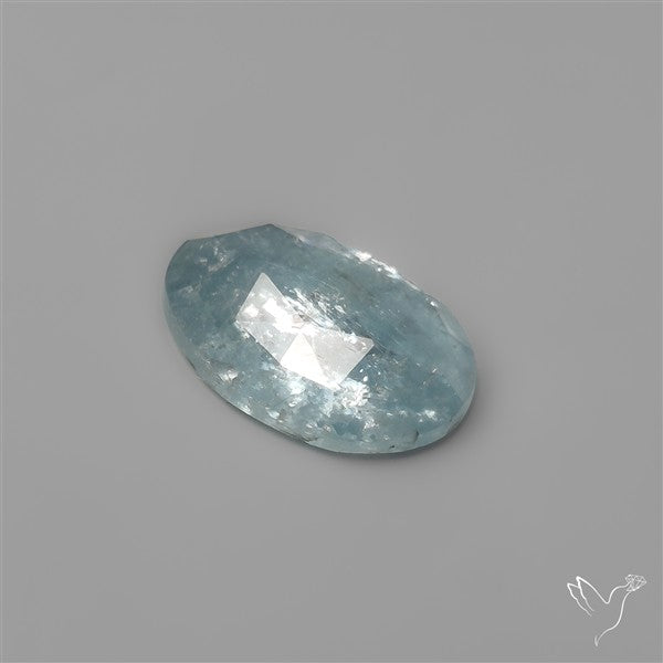 Rose Cut Ice Blue Kyanite