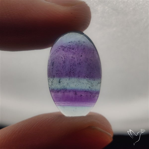 Purple Fluorite Cabochon