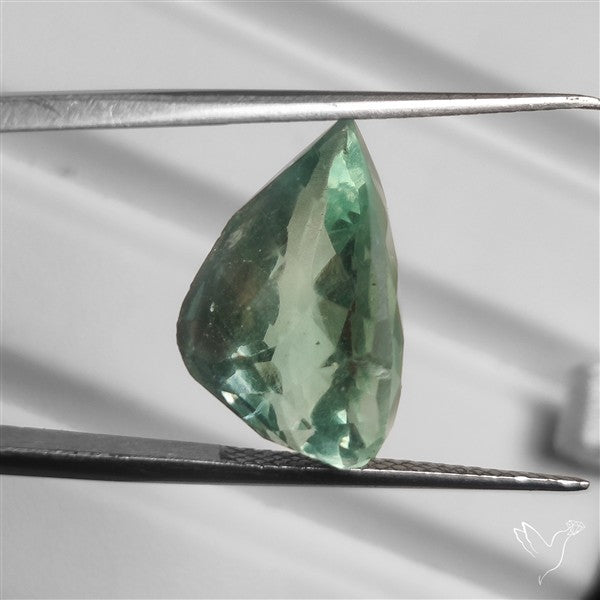 Faceted Mint Green Fluorite