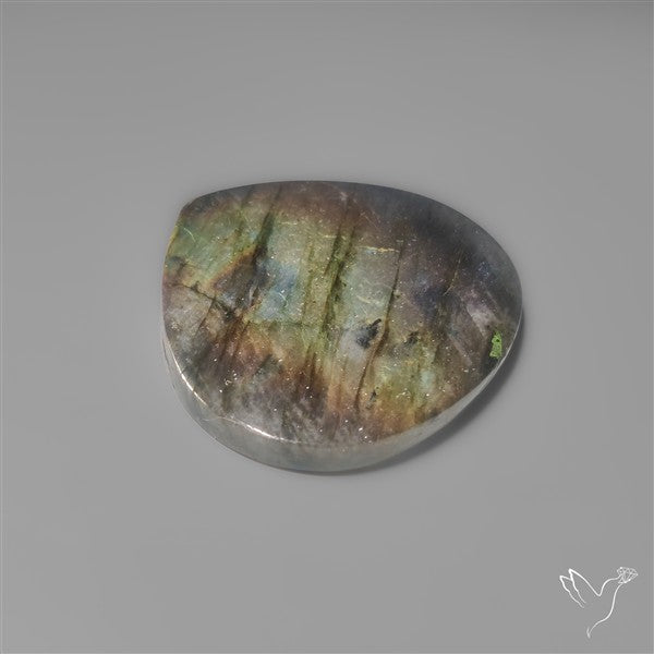 Rainbow Spectrolite Cabochon from Finland