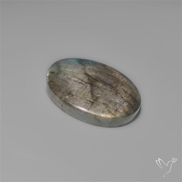 Electric Blue Spectrolite Cabochon from Finland