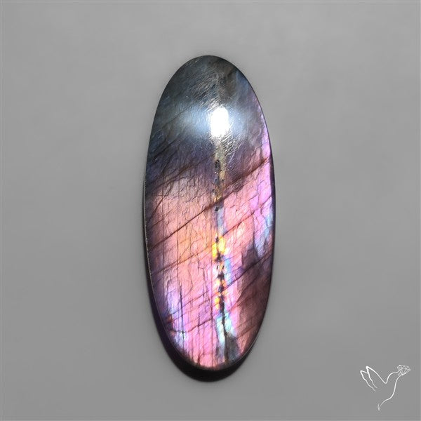 Purple Spectrolite Cabochon from Finland