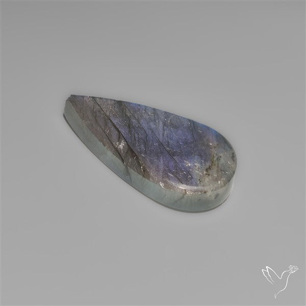 Electric Blue Spectrolite Cabochon from Finland