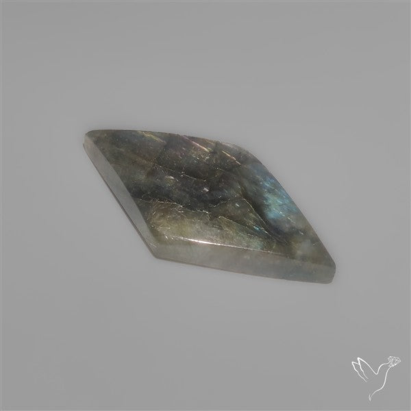 Rainbow Spectrolite Cabochon from Finland