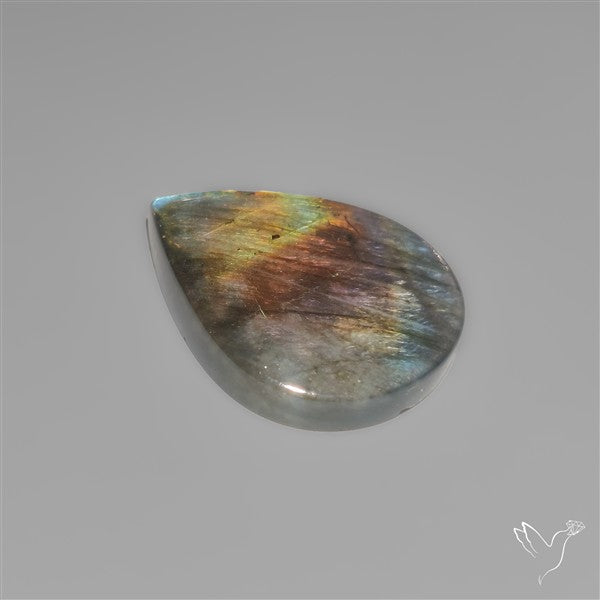 Rainbow Spectrolite Cabochon from Finland