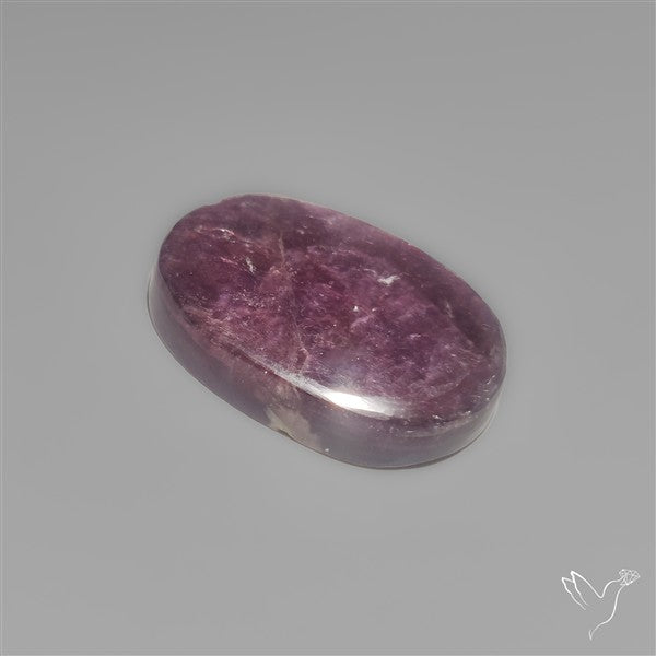 Gem Lepidolite Mica Cabochon Deep Purple