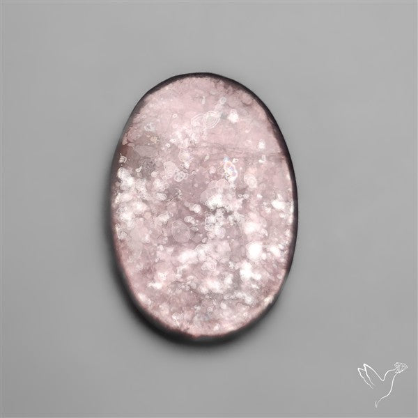 Gem Lepidolite Mica Cabochon Deep Purple