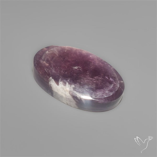Gem Lepidolite Mica Cabochon Deep Purple
