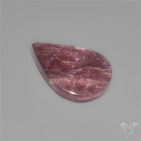 Gem Lepidolite Mica Cabochon Deep Purple