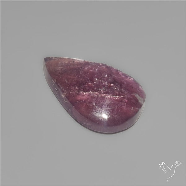 Gem Lepidolite Mica Cabochon Deep Purple