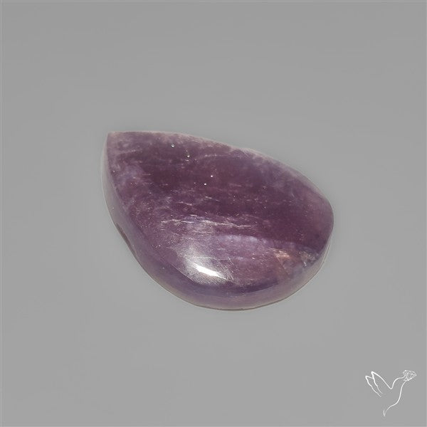 Gem Lepidolite Mica Cabochon Deep Purple