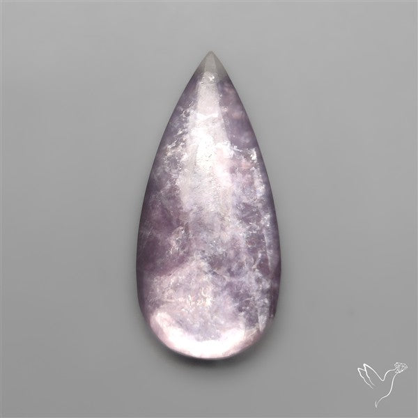 Gem Lepidolite Mica Cabochon Deep Purple