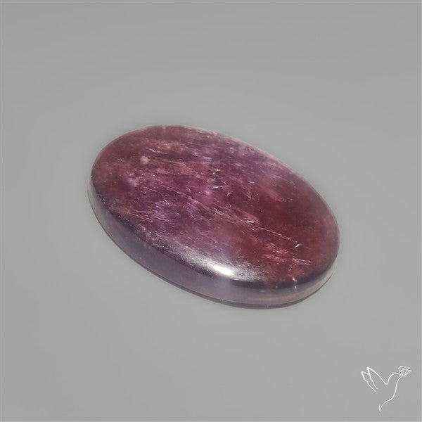 Gem Lepidolite Mica Cabochon Deep Purple