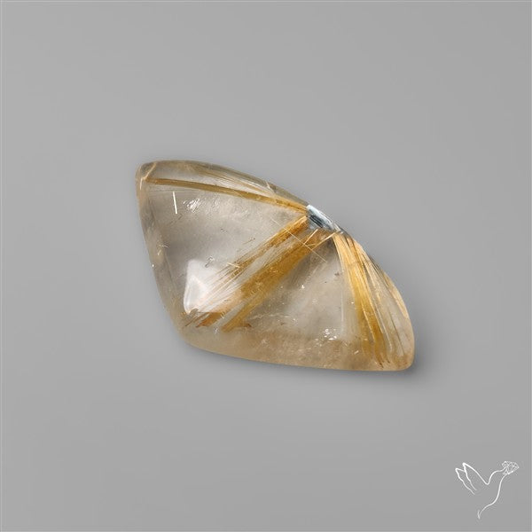 Star Golden Rutilated Quartz Cabochon
