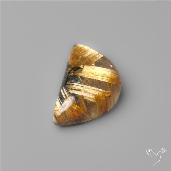 Star Golden Rutilated Quartz Cabochon