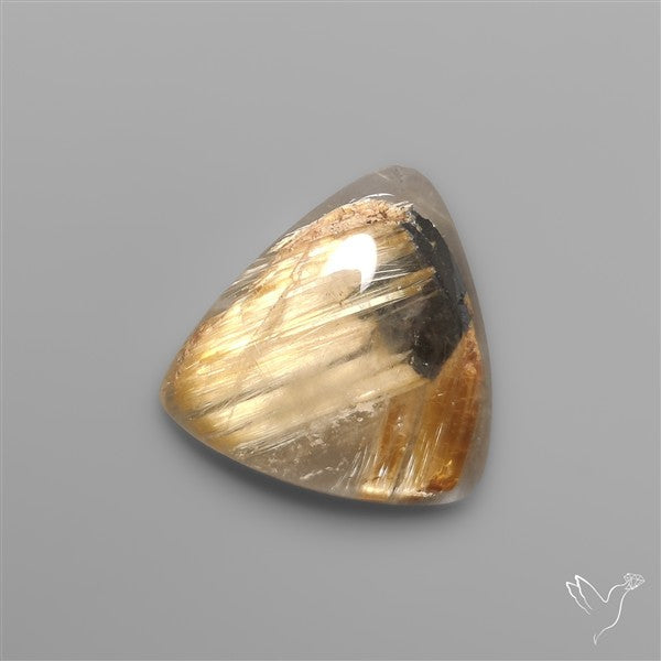 Star Golden Rutilated Quartz Cabochon