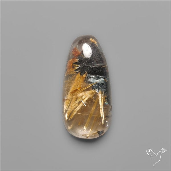 Star Golden Rutilated Quartz Cabochon