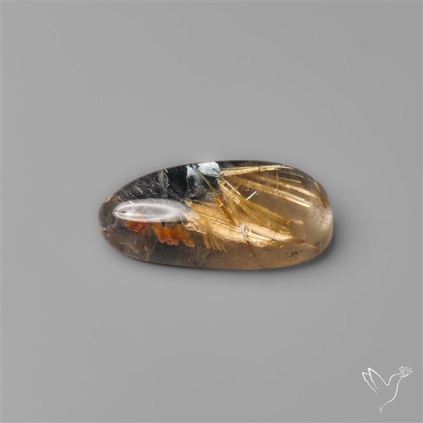 Star Golden Rutilated Quartz Cabochon