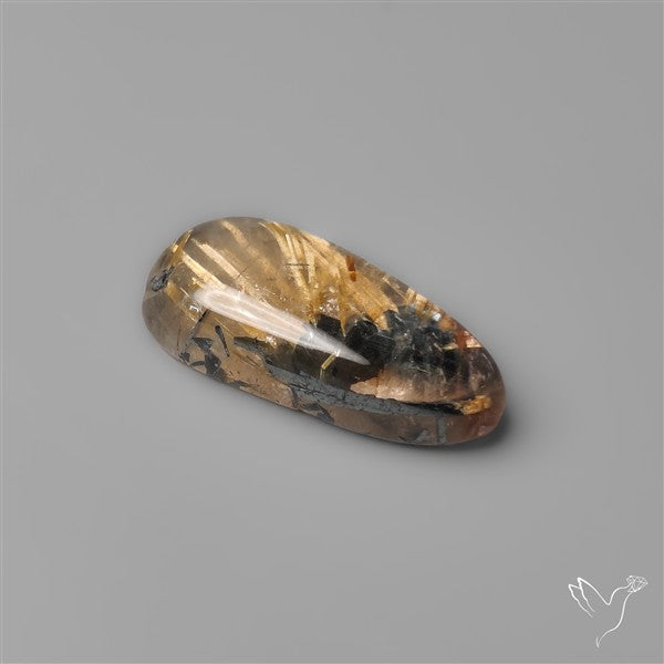 Star Golden Rutilated Quartz Cabochon