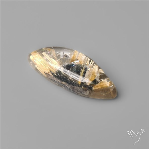 Star Golden Rutilated Quartz Cabochon