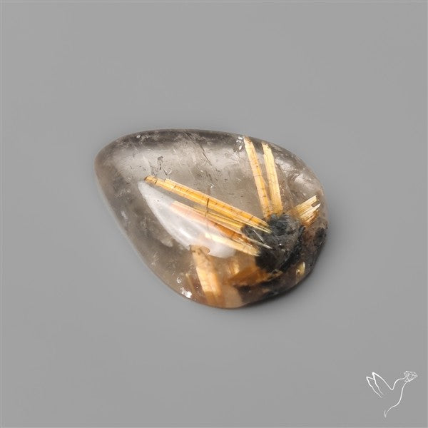 Star Golden Rutilated Quartz Cabochon