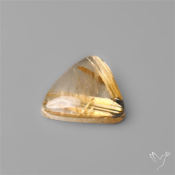 Star Golden Rutilated Quartz Cabochon