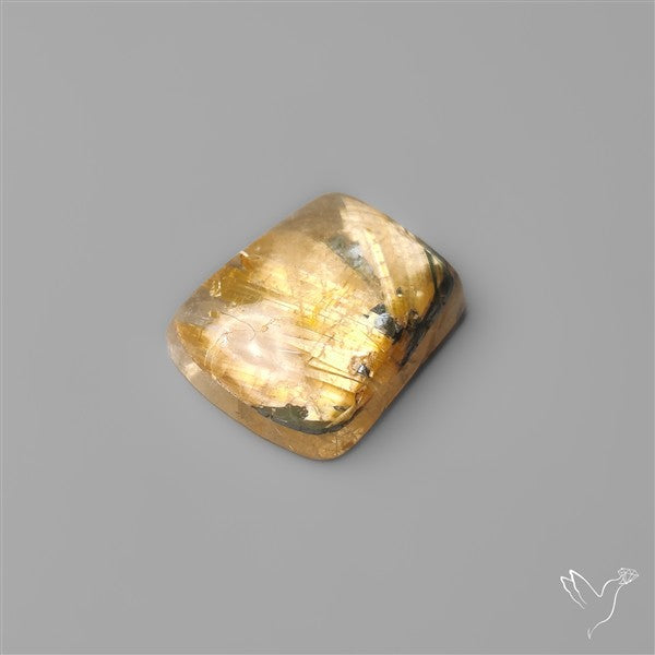 Star Golden Rutilated Quartz Cabochon