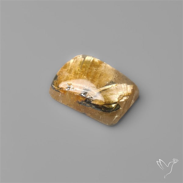 Star Golden Rutilated Quartz Cabochon