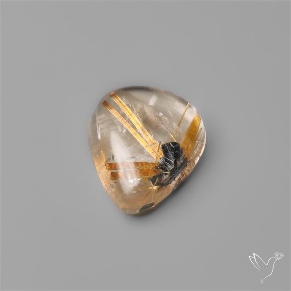 Star Golden Rutilated Quartz Cabochon