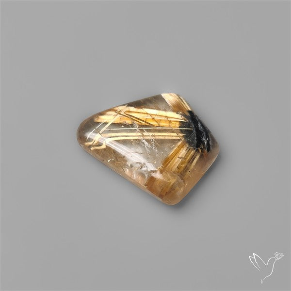 Star Golden Rutilated Quartz Cabochon