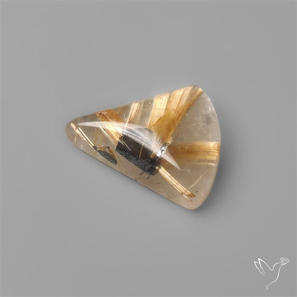 Star Golden Rutilated Quartz Cabochon