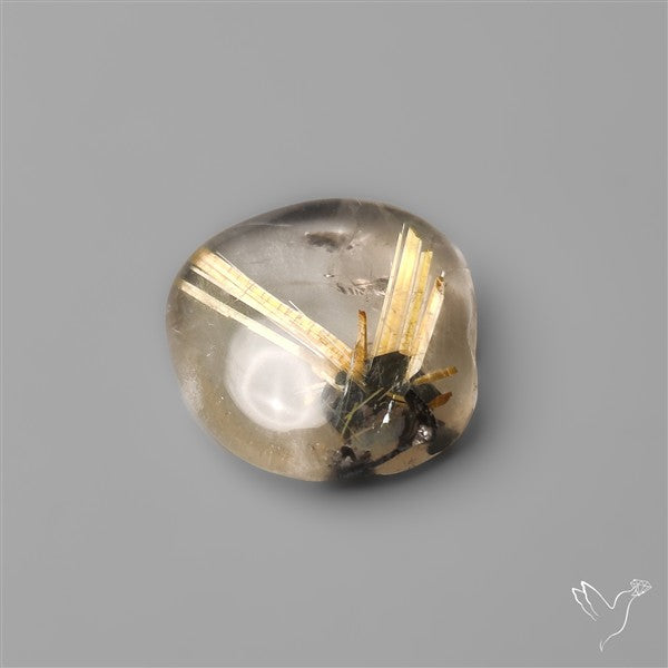Star Golden Rutilated Quartz Cabochon