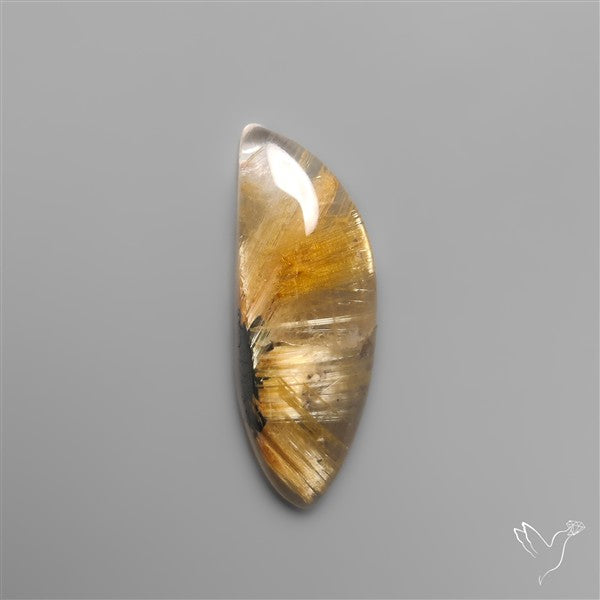 Star Golden Rutilated Quartz Cabochon